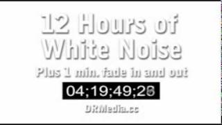 12 Hours of White Noise Static in Stereo Favorite it for the future Studying Sleep Tinnitus [upl. by Merrel]