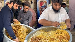 KHATRI BIRYANI • Famous Beef Biryani on Biryani Street  Fresh Masala Memoni Biryani  STREET FOOD [upl. by Kania]