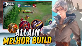 JOGUEI COM A MELHOR BUILD NO ALLAIN  HONOR OF KINGS [upl. by Rebna634]