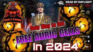 FREE AURIC CELLS IN 2024English।। Dead by Daylight Mobile।। Diablo gaming [upl. by Namilus]