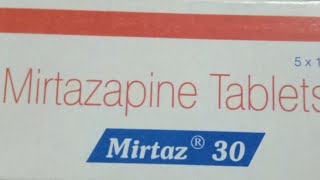 Mirtaz 30 mg tablet in hindi कैसे यूज करें साईड इफेक्ट कोन ले सकता है पूरी जानकारी [upl. by Dottie]