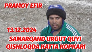 PRAMOY EFIR SAMARQAND URGUT QUYI QISHLOQDA KATTA KOPKARI 13122024 XiloliddinOfficial [upl. by Noivaz]