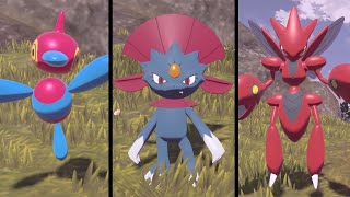 ATRAPAR a PORYGON WEAVILE SCIZOR CRANIDOS SHIELDON y MAGNEMITE  LEYENDAS POKÉMON ARCEUS [upl. by Kcirderfla379]