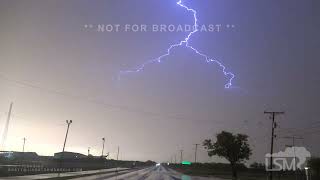 05062023 Throckmorton TX  Severe Thunderstorm  High Wind  Heavy Rain  Anvil Crawler Lightning [upl. by Tilly]