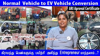 Conversion of any petroldiesel vehicle into Electric vehicle  AR4Tech  Tamil [upl. by Akin]