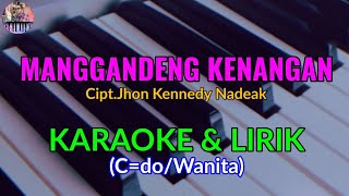 MANGGANDENG KENANGANCiptJhon Kennedy NadeakKARAOKE amp LIRIK CdoWanita [upl. by Onia]