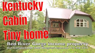 Cabin vacation home rental house for sale Red River Gorge Kentucky KY [upl. by Batty]