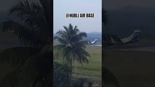 Hubli airport plane taking off [upl. by Htelimay]