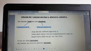 Spelling Hulpwerkwoord amp Voltooid Deelwoord [upl. by Mroz239]