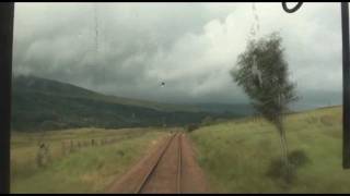 West Highland Line Cab Ride Crianlarich to Bridge of Orchy [upl. by Orravan]