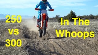 2017 KTM 250 XC vs 300 XC on Desert Whoops  Episode 229 [upl. by Roselane]