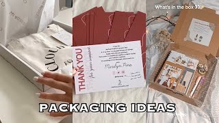 PACKAGING IDEAS FOR SMALL BUSINESS ORDERS  Sustainable amp Cheap [upl. by Eceined]