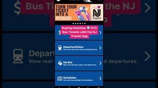 How to Buy Bus Tickets with the NJ Transit App [upl. by Flossi]