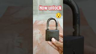 Unlock without key 😯 shorts shortsfeed unlock how [upl. by Refinnej682]