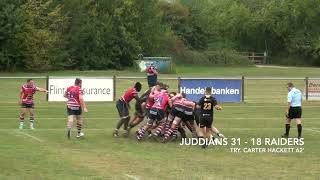 Rugby Tonbridge Juddians v Guernsey Raiders highlights [upl. by Anha711]