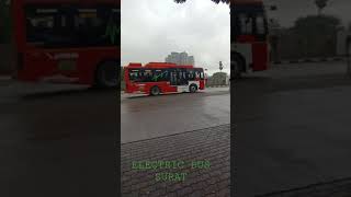 BRTS ELECTRIC BUS SURAT suratcity electricbus [upl. by Martinic]