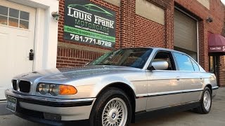 1999 BMW 740iL Walkaround Presentation At Louis Frank Motorcars LLC in HD [upl. by Drannek]