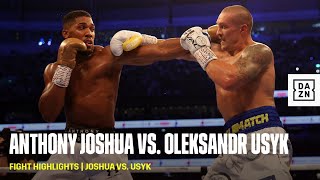 FIGHT HIGHLIGHTS  Anthony Joshua vs Oleksandr Usyk [upl. by Leah]