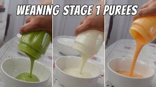 Weaning How to Make Stage 1 Baby Puree 🥦 68 Months 🥕  First Time Mum UK [upl. by Adnerol]