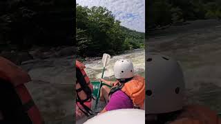 I WENT WHITE WATER RAFTING camping travelvlog outdooractivities truckcamping rvlife shorts [upl. by Vacla380]