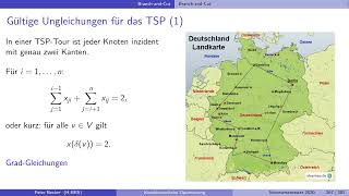 Kombinatorische Optimierung BranchandCut [upl. by Eneloc]