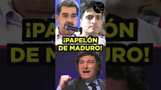 PAPELÓN MUNDIAL DE MADURO argentina casta cristina milei [upl. by Brozak]