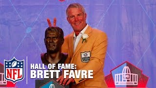 Best of Brett Favres Speech  2016 Pro Football Hall of Fame  NFL [upl. by Cindra]