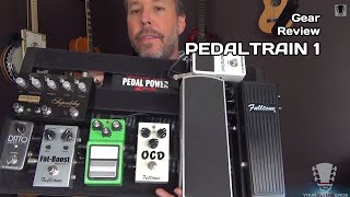 Pedaltrain 1  Electric Guitar Pedalboard  Gear Review [upl. by Eneloc]