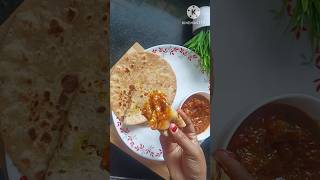 New potato 🥔 paratha and tomato 🍅 chutney recipetranding shots cooking food viralshorts [upl. by Ettevy897]