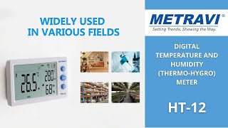 Unboxing the Metravi HT 12 Temperature amp Humidity Meter [upl. by Wiatt455]