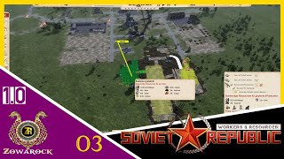 Workers amp Resources Soviet Republic 10 gameplay deutsch ⚒ 03 Die ersten Fabriken [upl. by Viviene170]