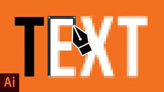 3 Ways to Convert Text to Vector Adobe Illustrator [upl. by Lachman]