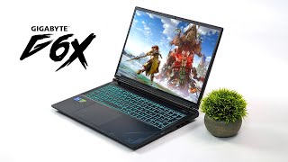 The AllNew G6X Is Gigabytes Affordable Yet FAST Gaming Laptop Hands On [upl. by Enhpad]