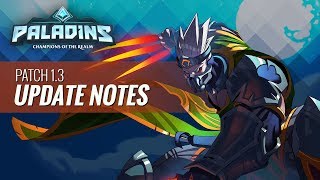 Paladins  13 Update Notes  quotKogas Revengequot Live Show VOD [upl. by Cherin]