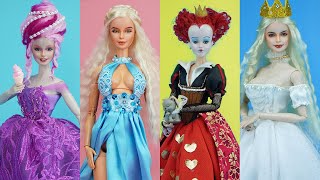 Stunning Makeover Transformation of Barbie  Barbie Hairstyles and Dress  Wig Dress Faceup amp More [upl. by Saltsman478]