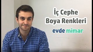 İç Cephe Boya RenkleriEn Çok Tercih Edilen Renkler [upl. by Othilia]