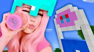 drinking some of Belle Delphine’s bath water in Minecraft [upl. by Garceau]