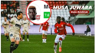 Musa Juwara Shines with First Goal of the Season Secures Vejle Boldklubs 20 Victory Over Lyngby BK [upl. by Abisha395]