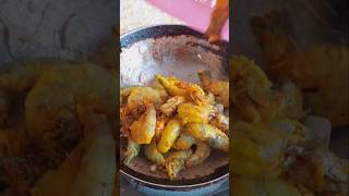 Prawn curry🦐chingriytshorts cooking recipe food trending Prawn [upl. by Anola]