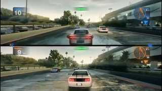 Blur Gameplay PC HD 2 Player Splitscreen  LA River Concrete Basin [upl. by Nileek303]