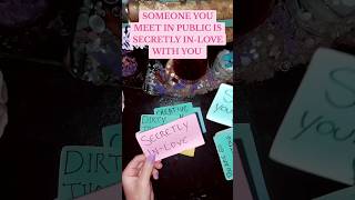 SOMEONE YOU WILL MEET IN PUBLIC SOON IS INLOVE WITH YOU Tarot soulmate trending short [upl. by Nimrahc]