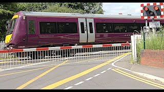 Blythe Bridge Station Level Crossing [upl. by Lissak152]