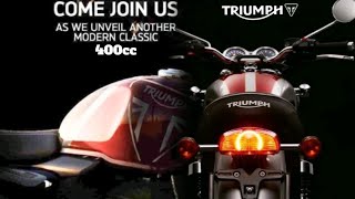 Finally Triumph New 400cc Bike Launch 17th September 2024 Teaser Launched💥Launch Date amp All Details [upl. by Riplex]