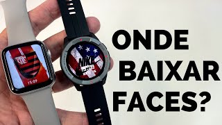 Watch Faces Tops Para Tela de Smartwatchs  COMO BAIXAR PELA INTERNET E INSTALAR NO SEU SMARTWATCH [upl. by Karleen]