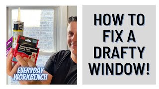 How to easily fix a drafty window [upl. by Marys]