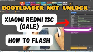 Xiaomi redmi 13c gale how to flash ENG ROM without unlock bootloader [upl. by Fried]