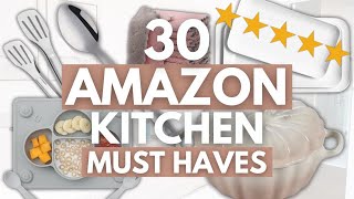 30 MUST HAVE Amazon Kitchen Items  Amazon Items You Didnt Know you NEED Amazon Must Haves Kitchen [upl. by Lerred270]