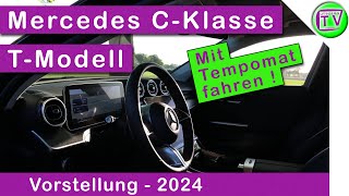 Tempomat in der Mercedes CKlasse S206 2024 [upl. by Cathi]