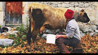 Traditional Balkan Recipes  Lisnati Cheese in Lipovo Village Montenegro [upl. by Nelav]