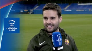 BARCELONA VS BENFICA  Jonatan Giráldez post match interview [upl. by Aicirtel]